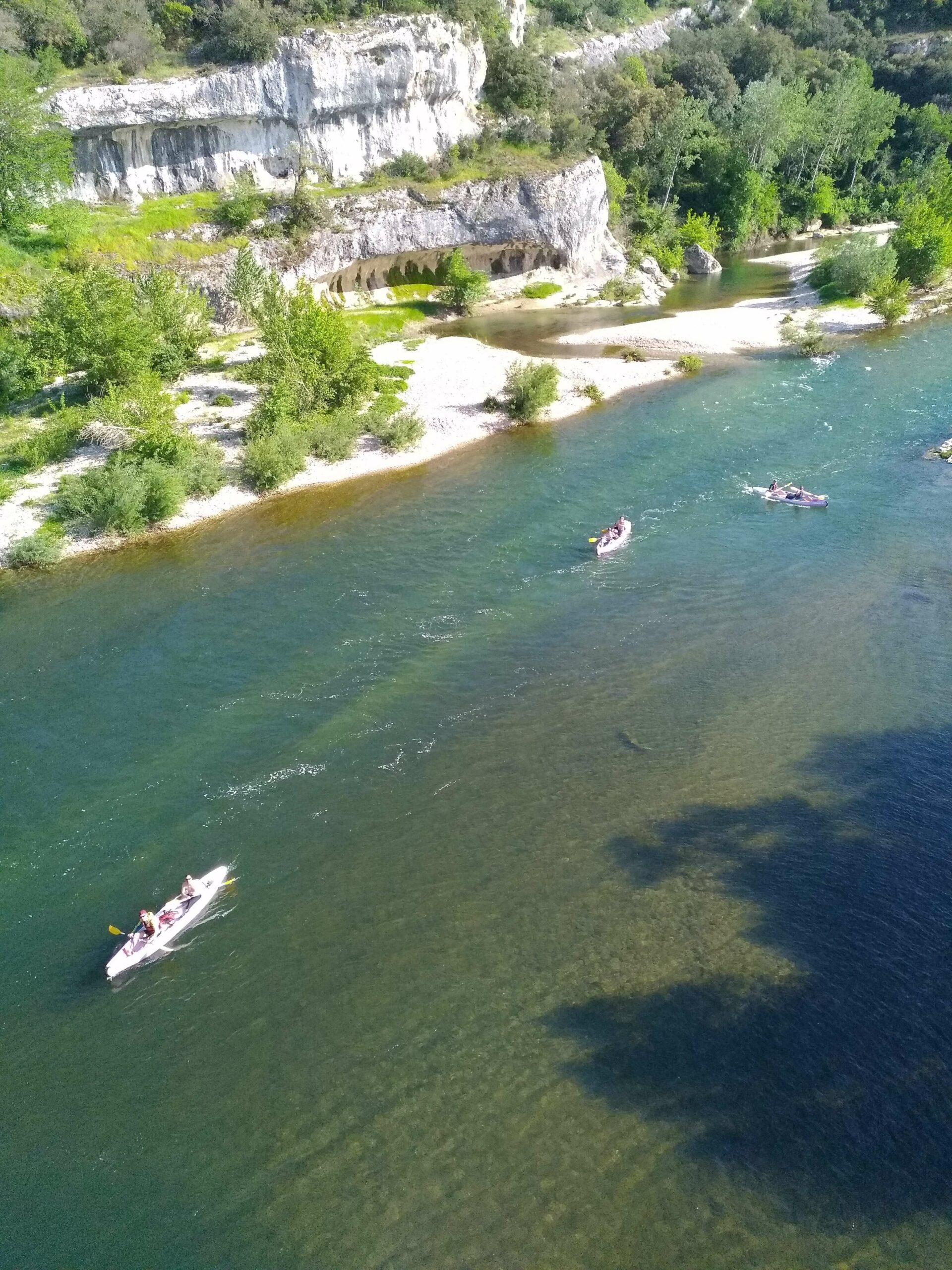 10 km en canoë sous le Pont du Gard Bureau des Moniteurs du Gard
